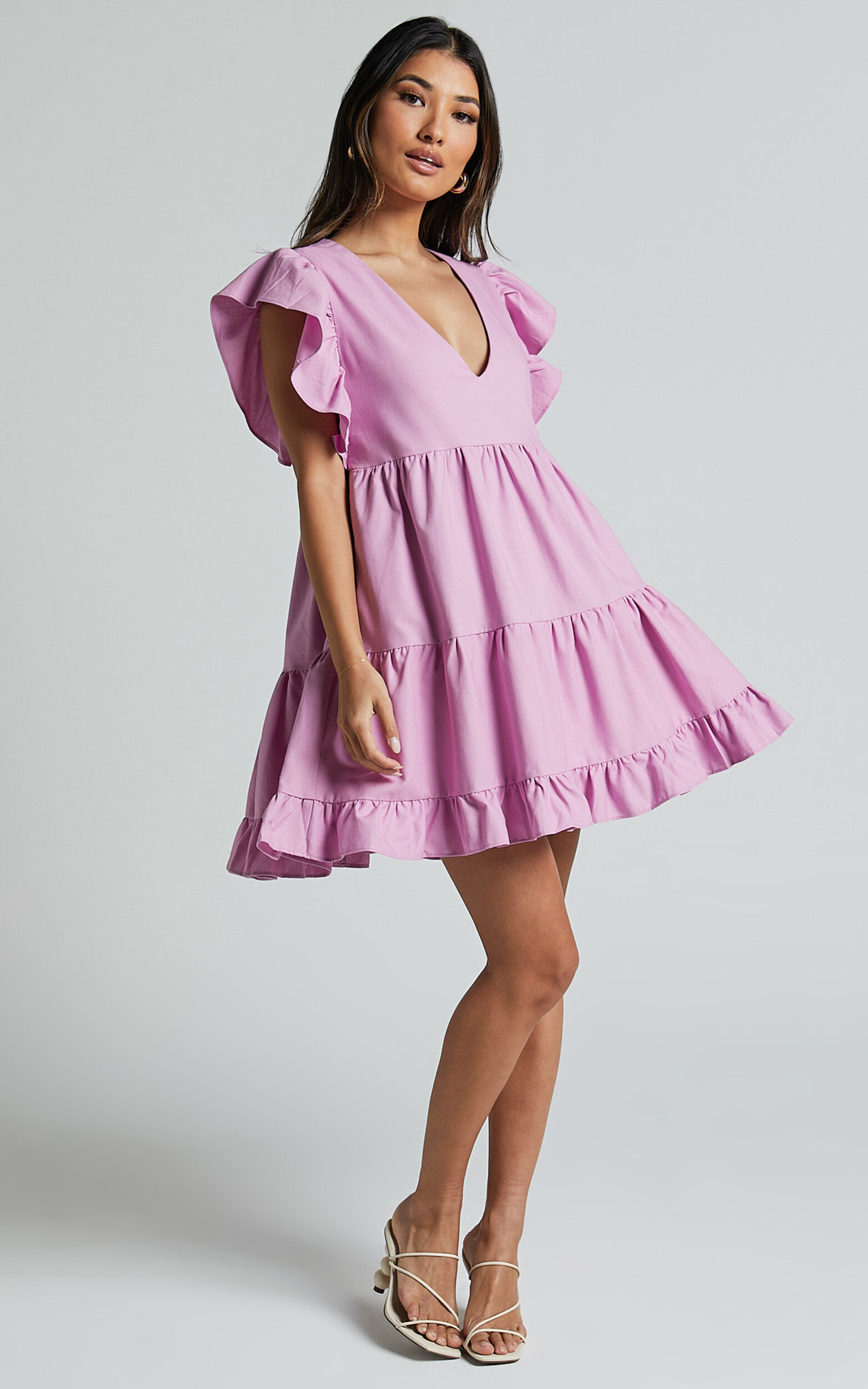 Short tiered dress discount