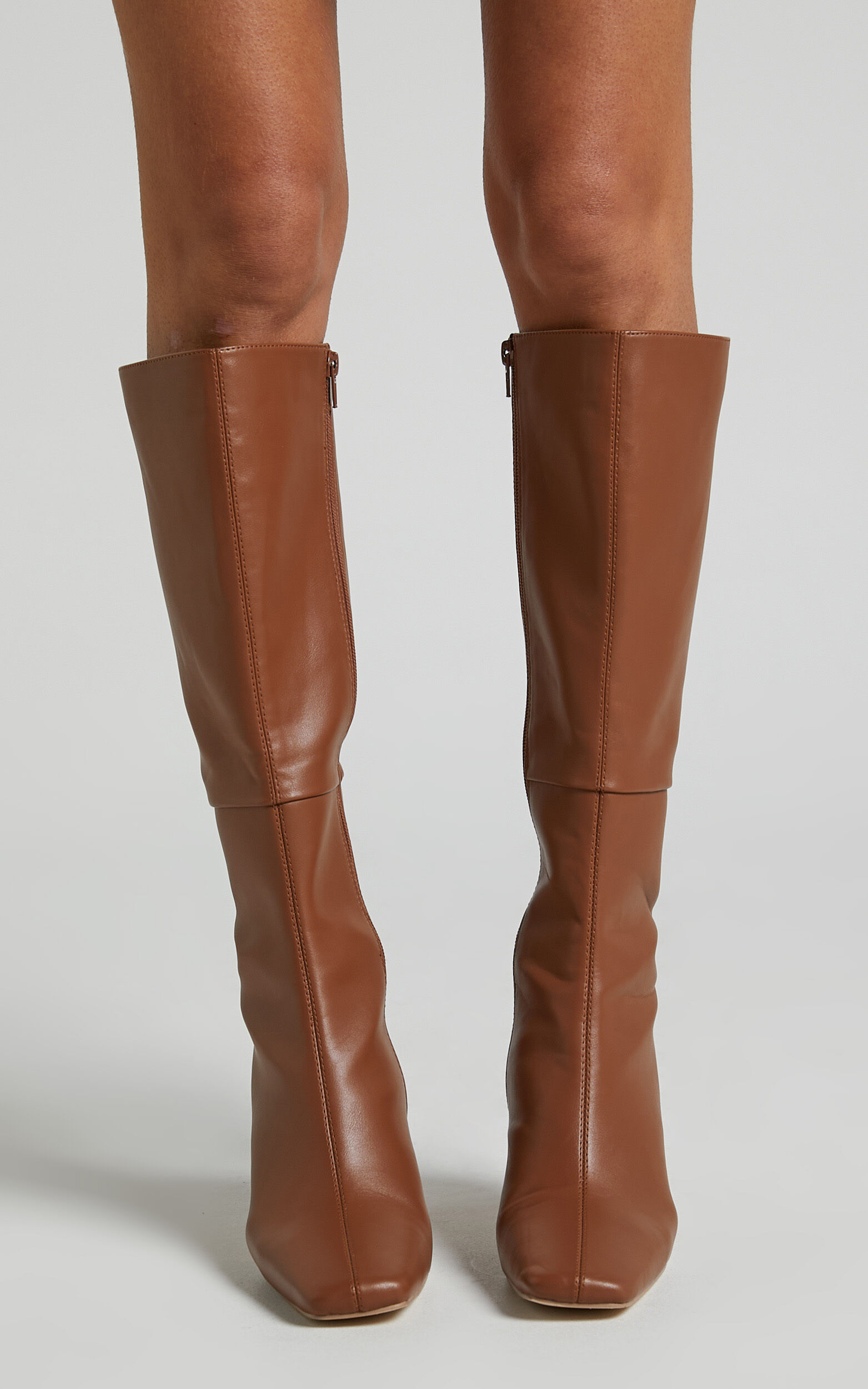Novo Octavia Boots in Brown Showpo