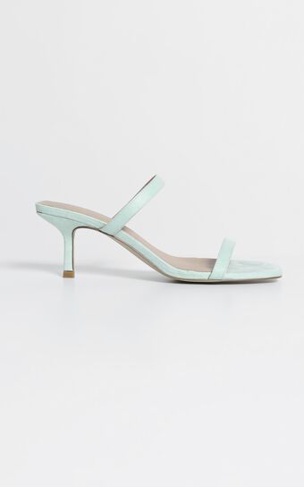 Therapy - Poppin Heels in Mint Suedette 