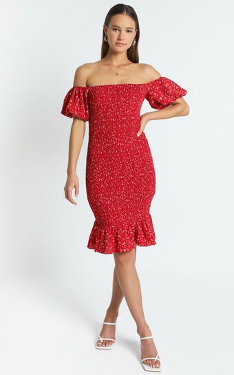 Margaux Dress in Red