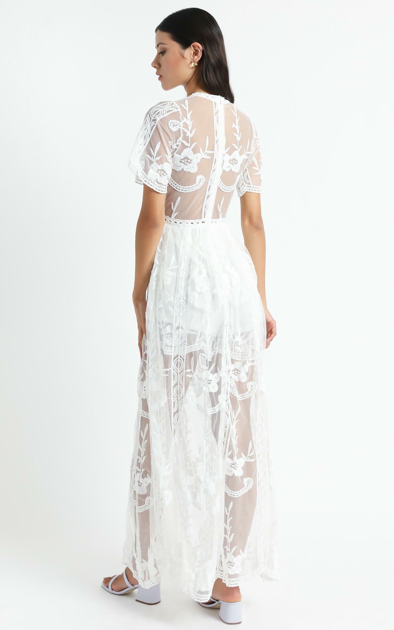 White maxi playsuit online