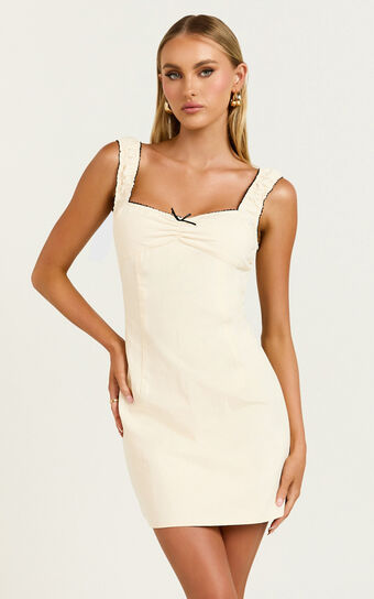 Lioness - Fortune Mini Dress in Ivory