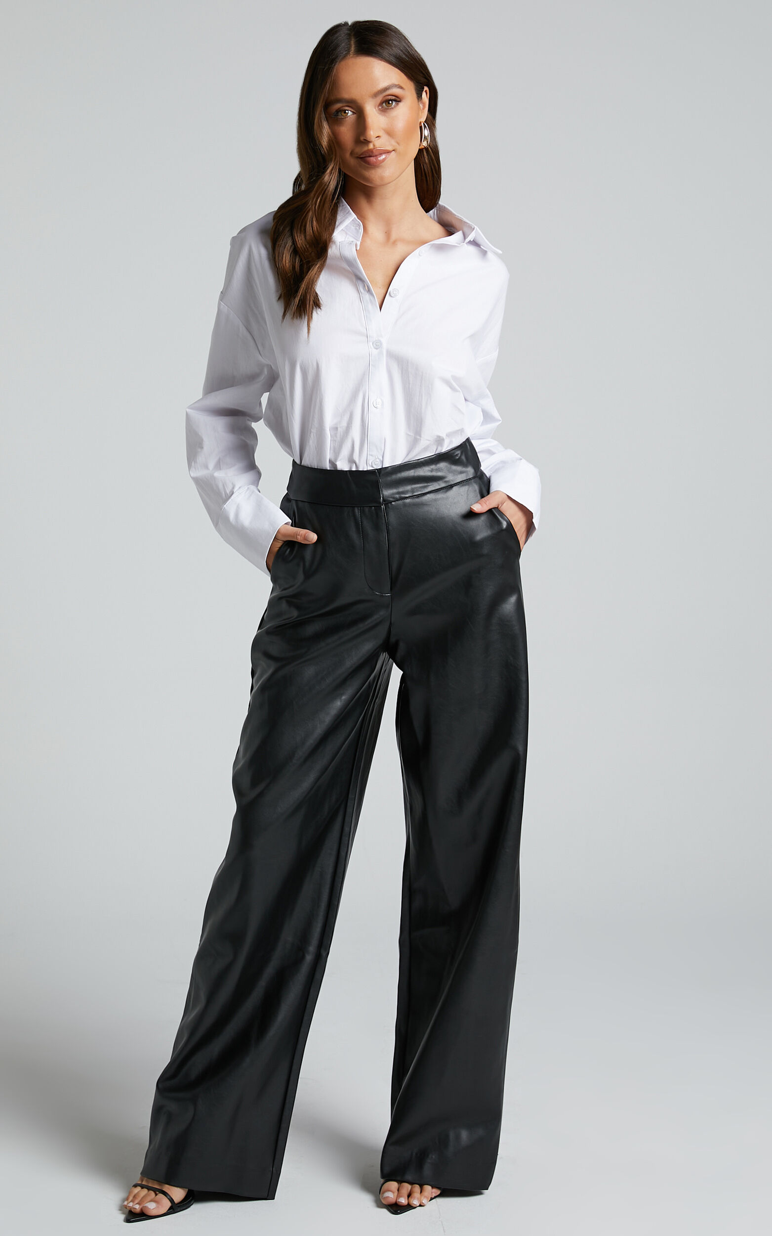 High Waisted Trousers - Black 