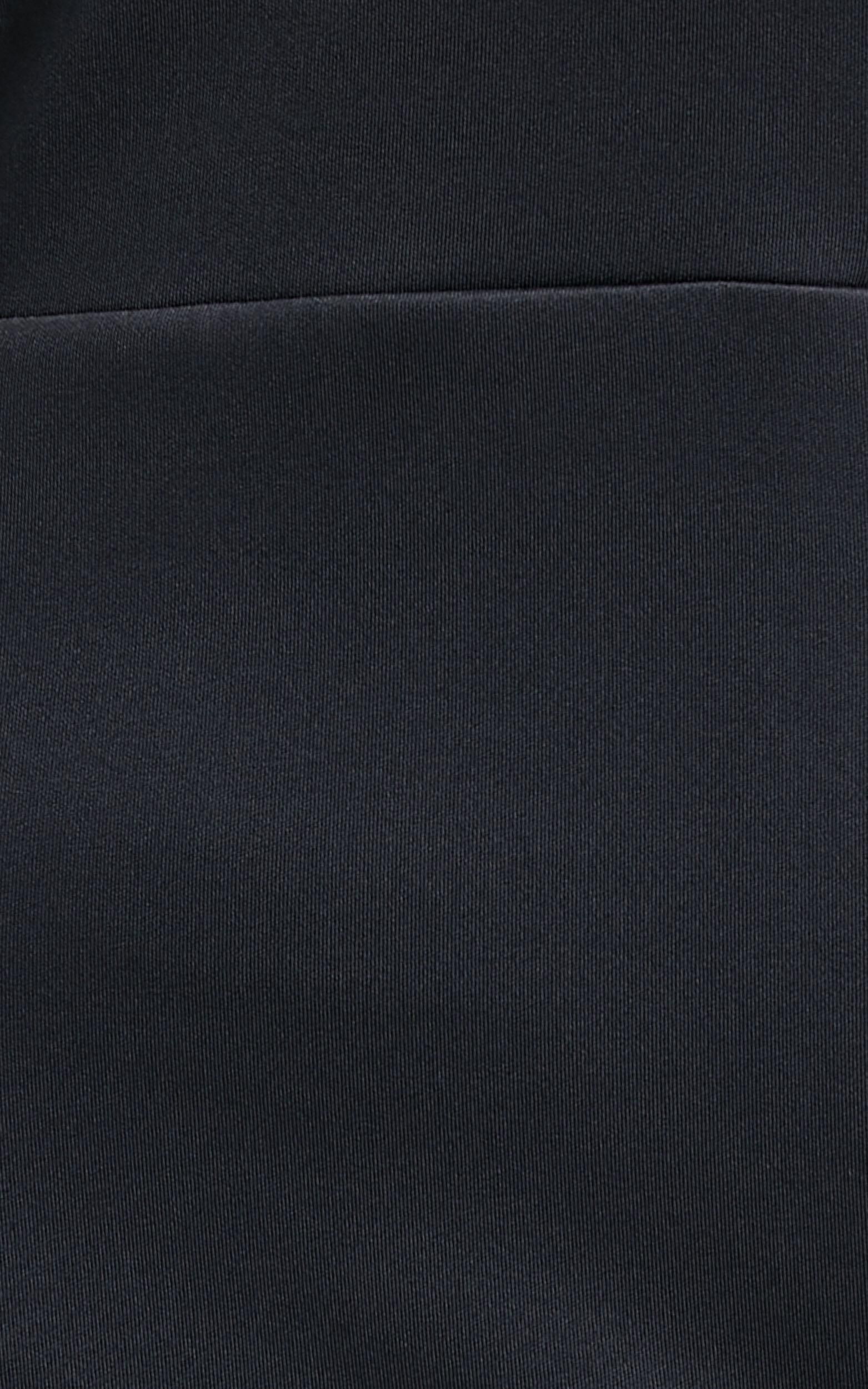 Dare To Dream Thigh Split Maxi Dress in Black Showpo USA