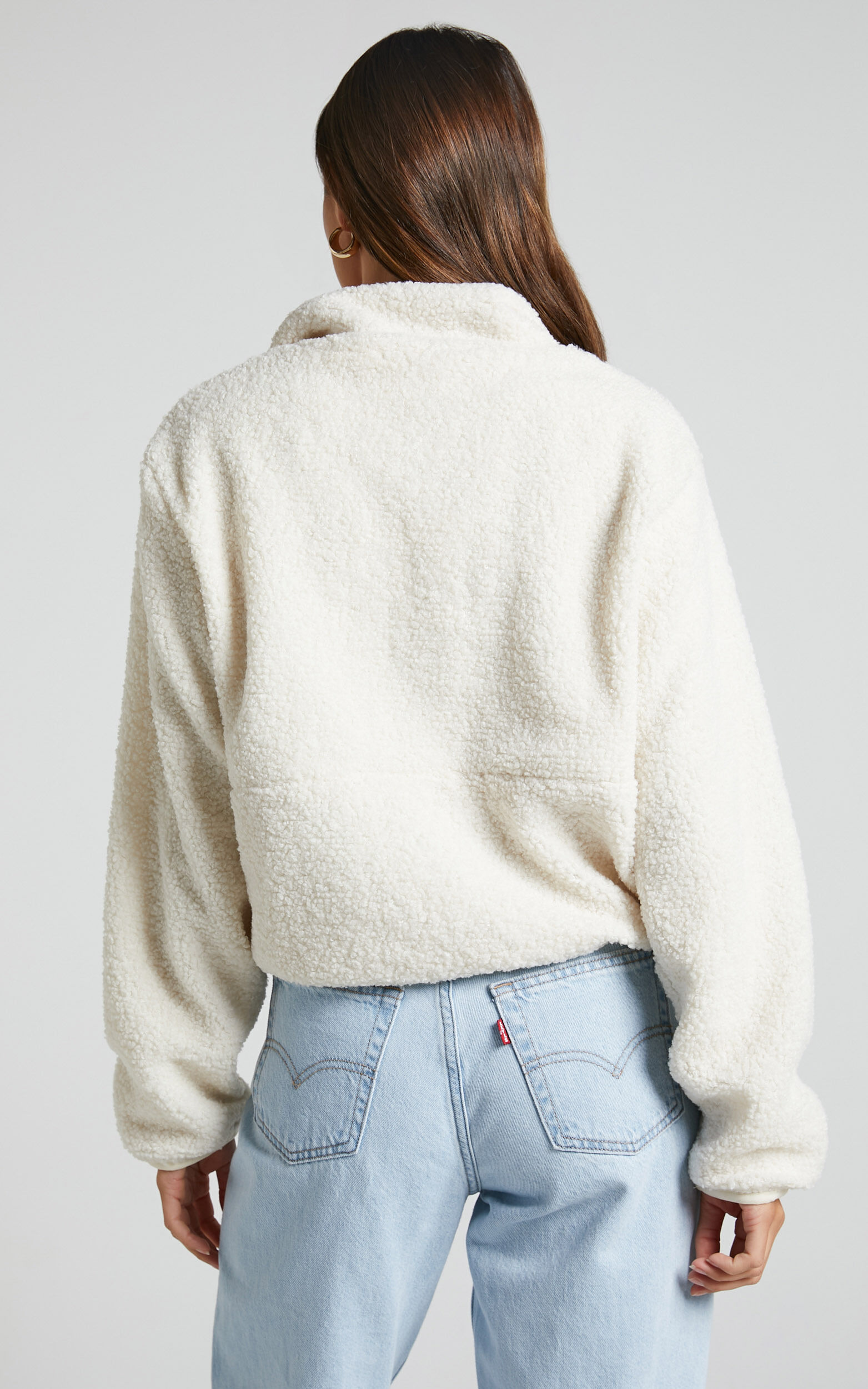 White teddy jumper online