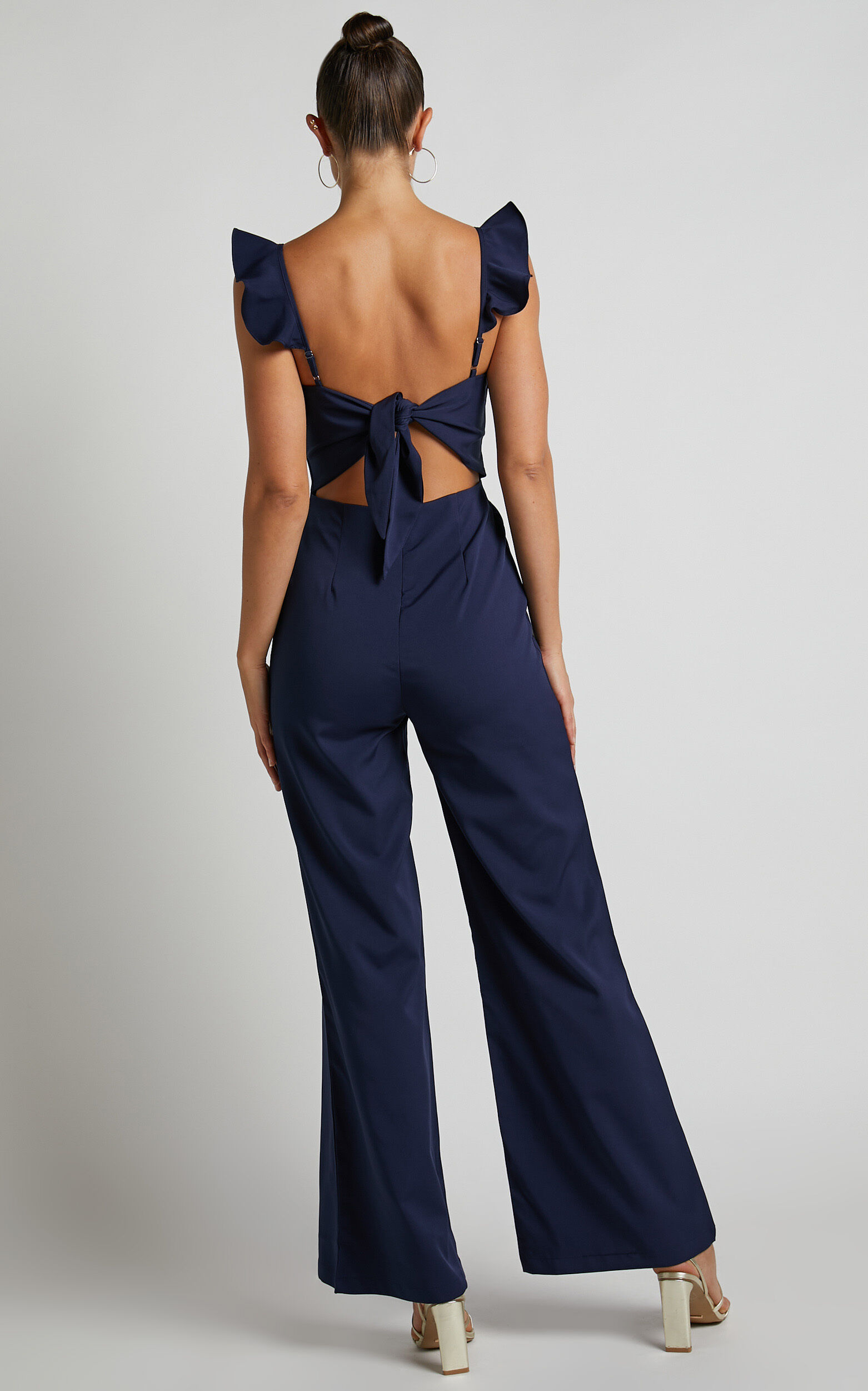 Rheinbell Jumpsuit Straight Leg Jumpsuit in Navy Showpo EU