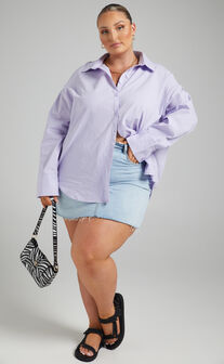 Terah Shirt - Button Up Shirt in Lilac