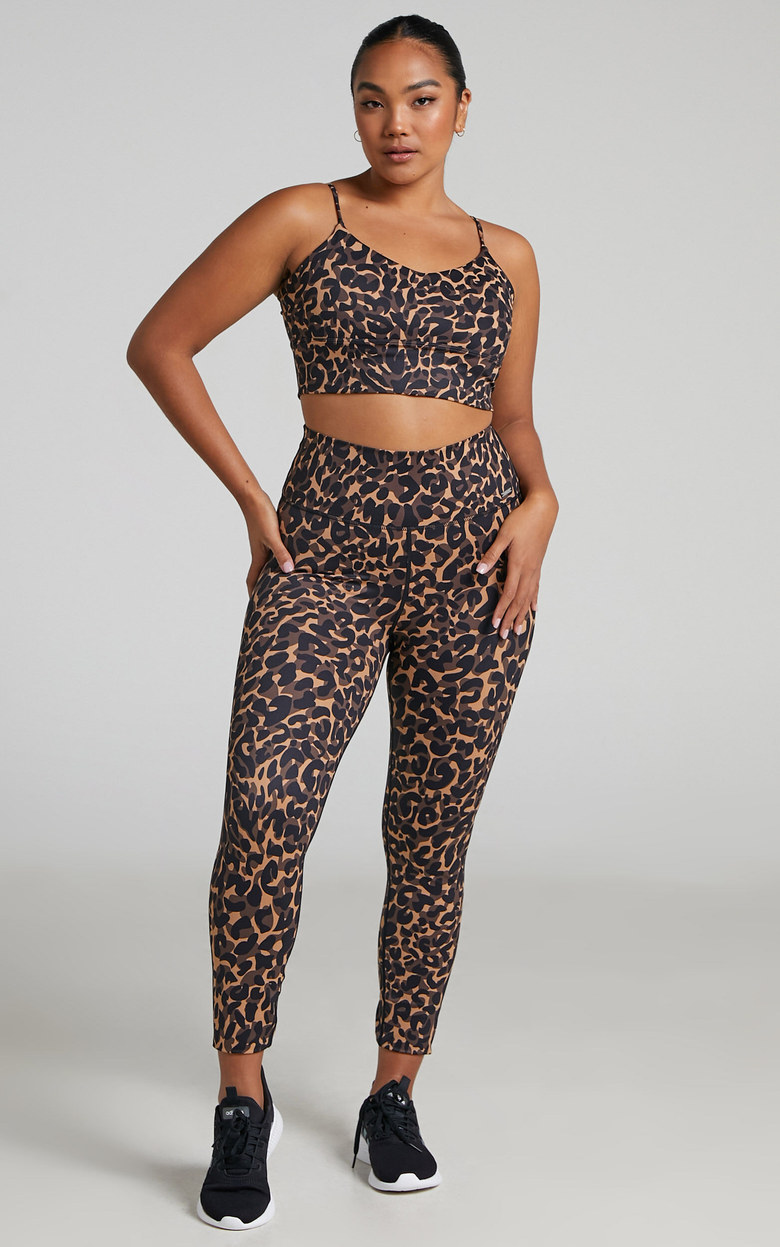 Aimn cheetah hotsell tights