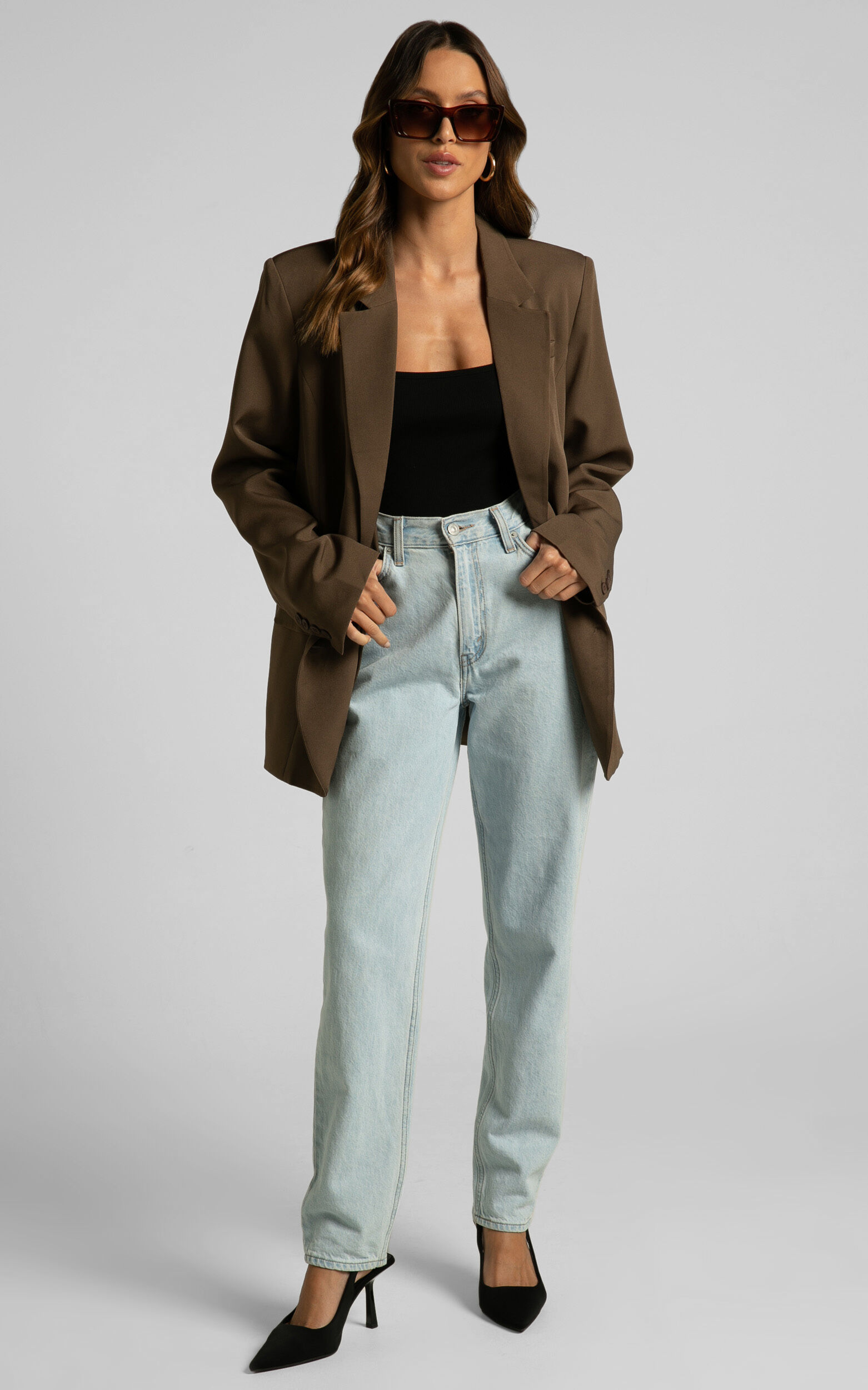Boyfriend fit blazer discount