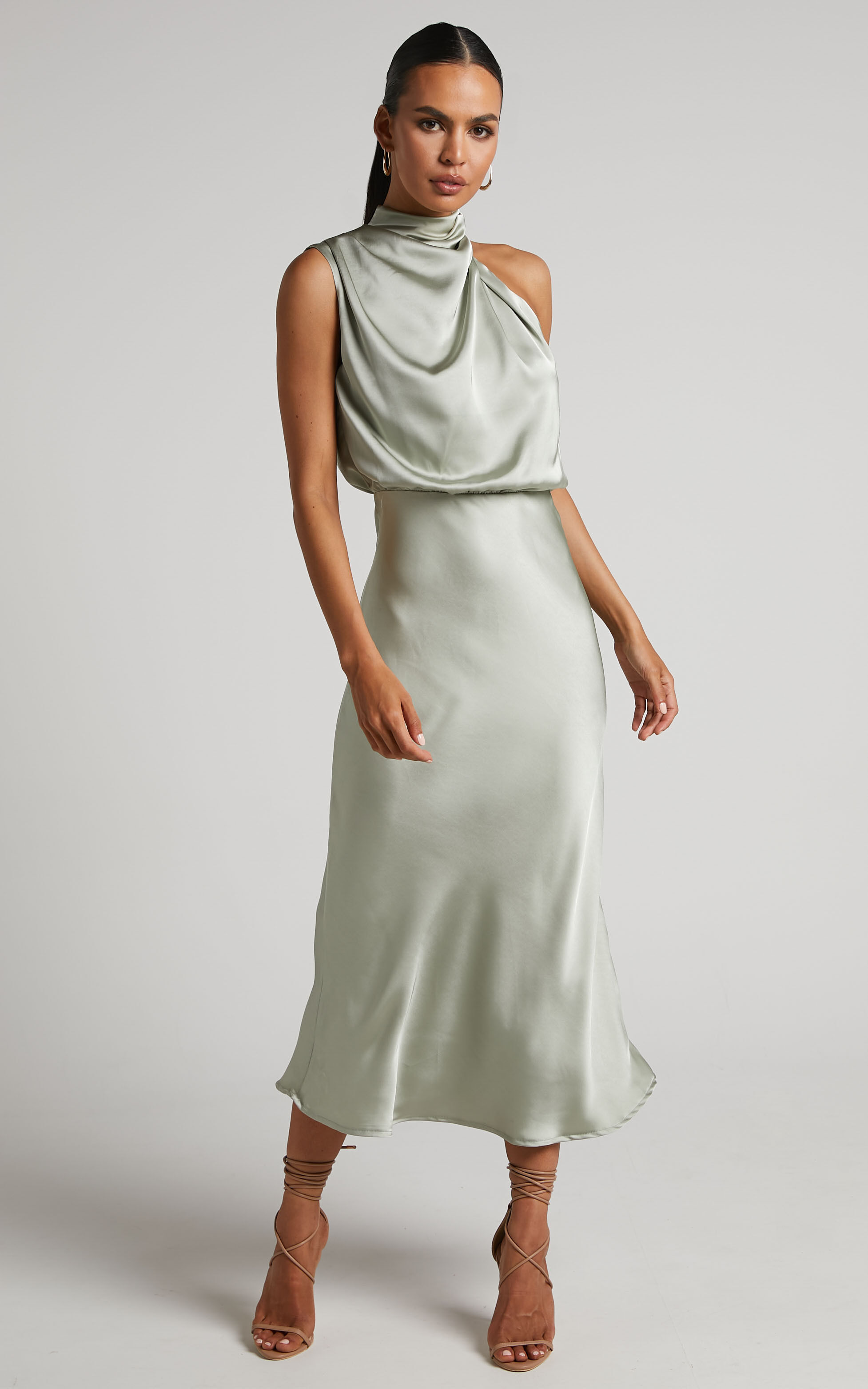 Sage dress midi sale