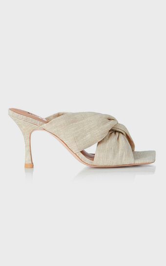 Alias Mae - Flo Heel in Natural Linen