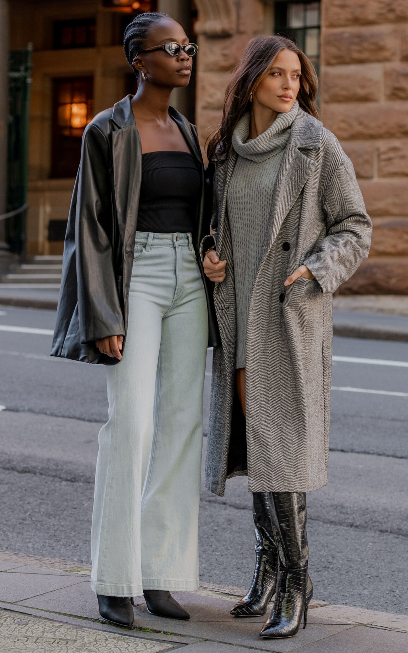 Herringbone coat womens new arrivals