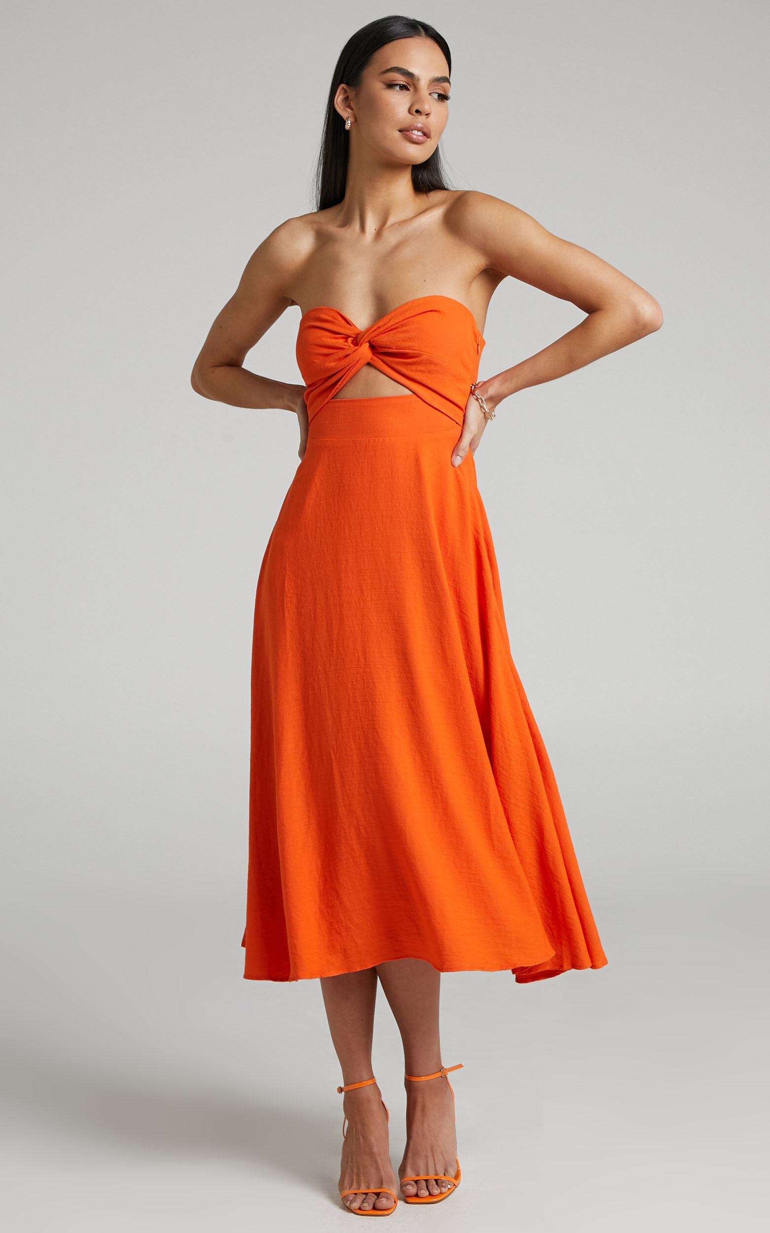 Orange dress nz outlet