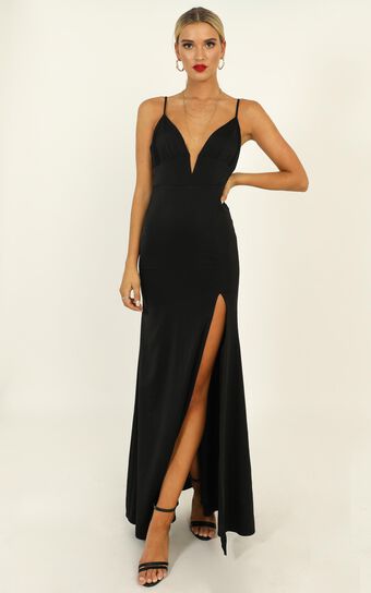 Belle Of The Ball Maxi Dress In Black