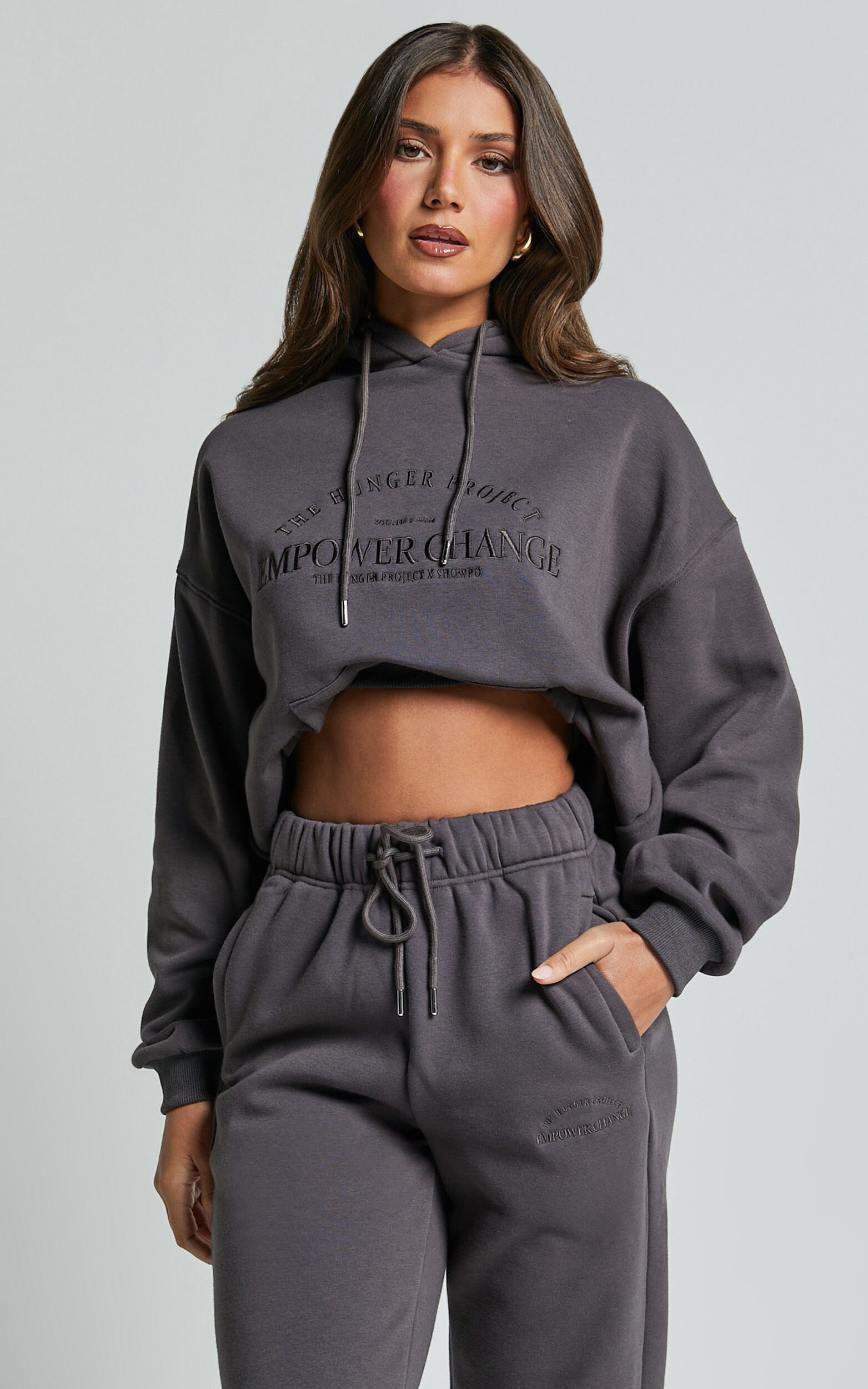 The Hunger Project X Showpo THP Hoodie in Grey Showpo