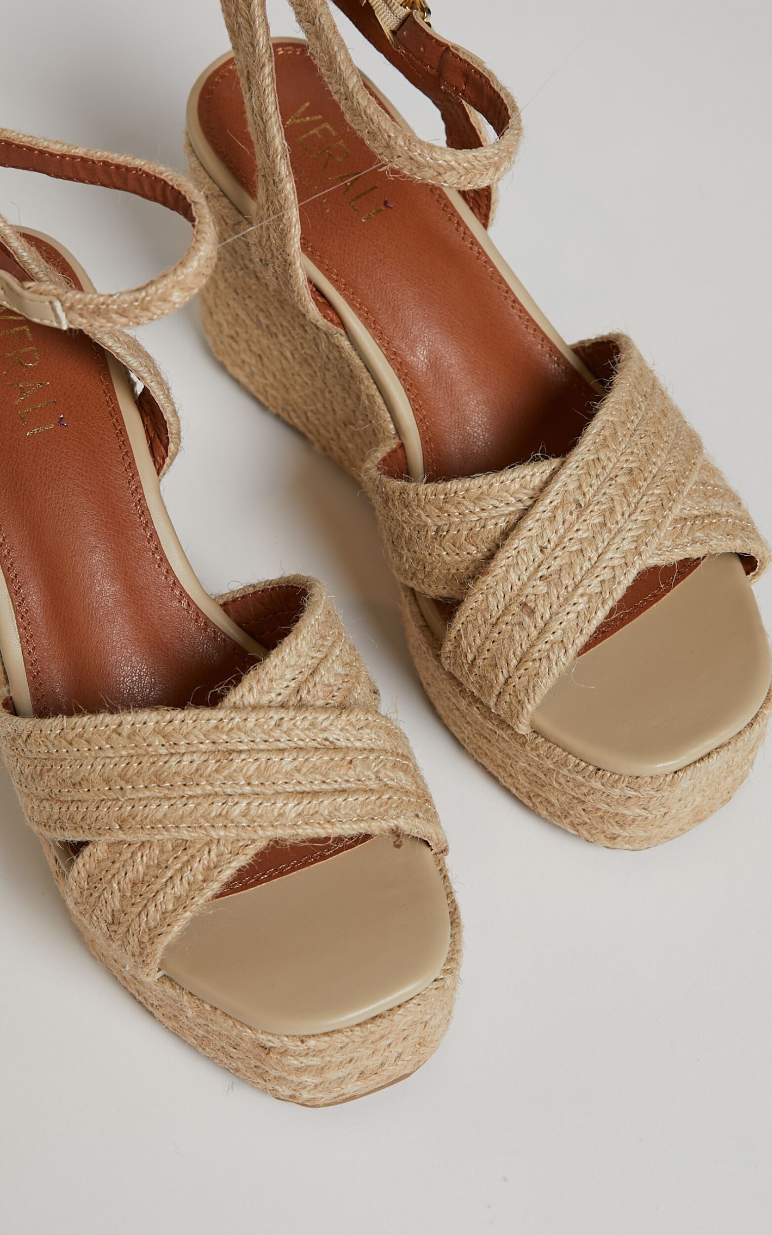 Verali Callie Wedges in Natural Rope Showpo USA