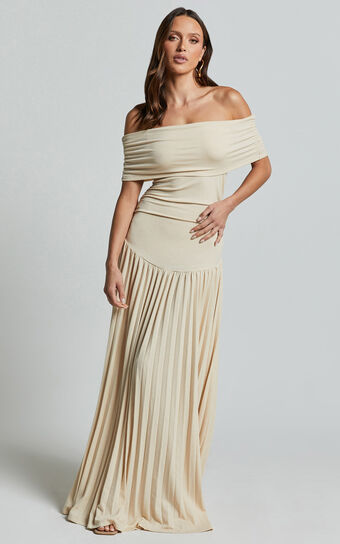 Lioness - Field Of Dreams Maxi Dress in Oatmeal Lioness