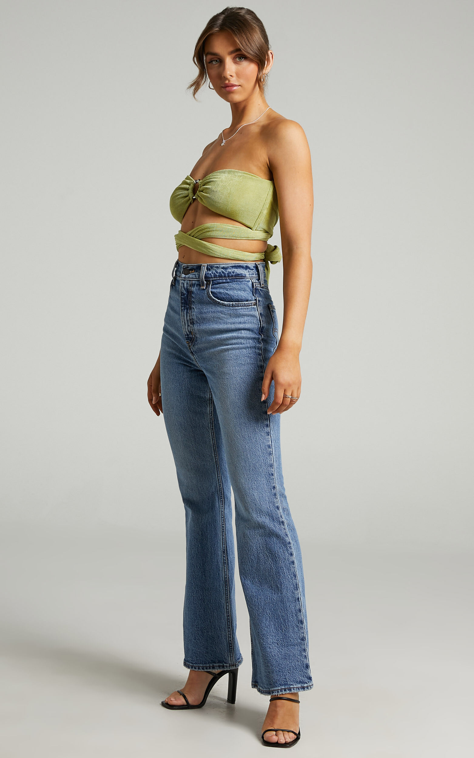Levi's - 70s High Flare Jean in Sonoma Walks | Showpo USA