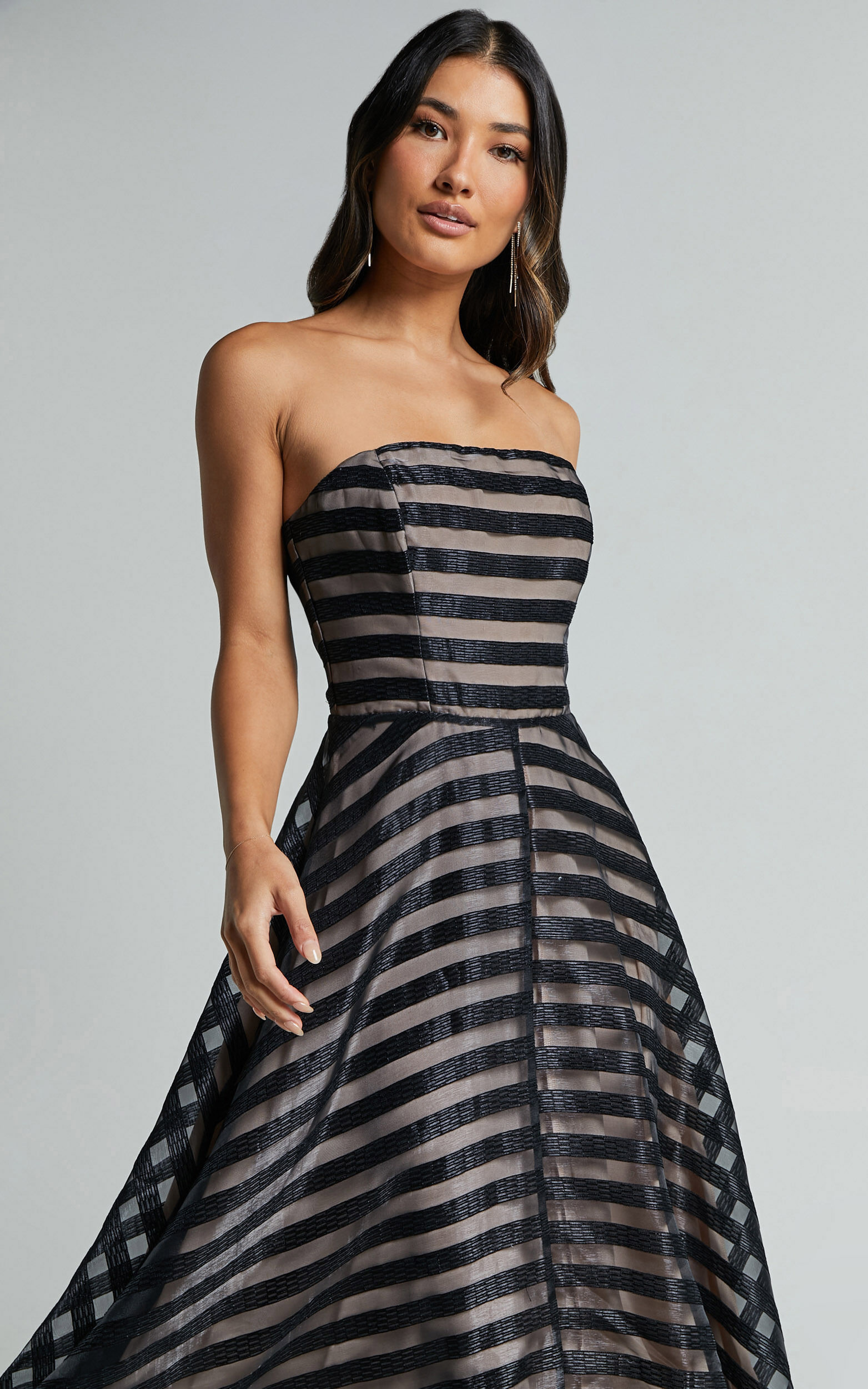 Paige ari striped best sale dress