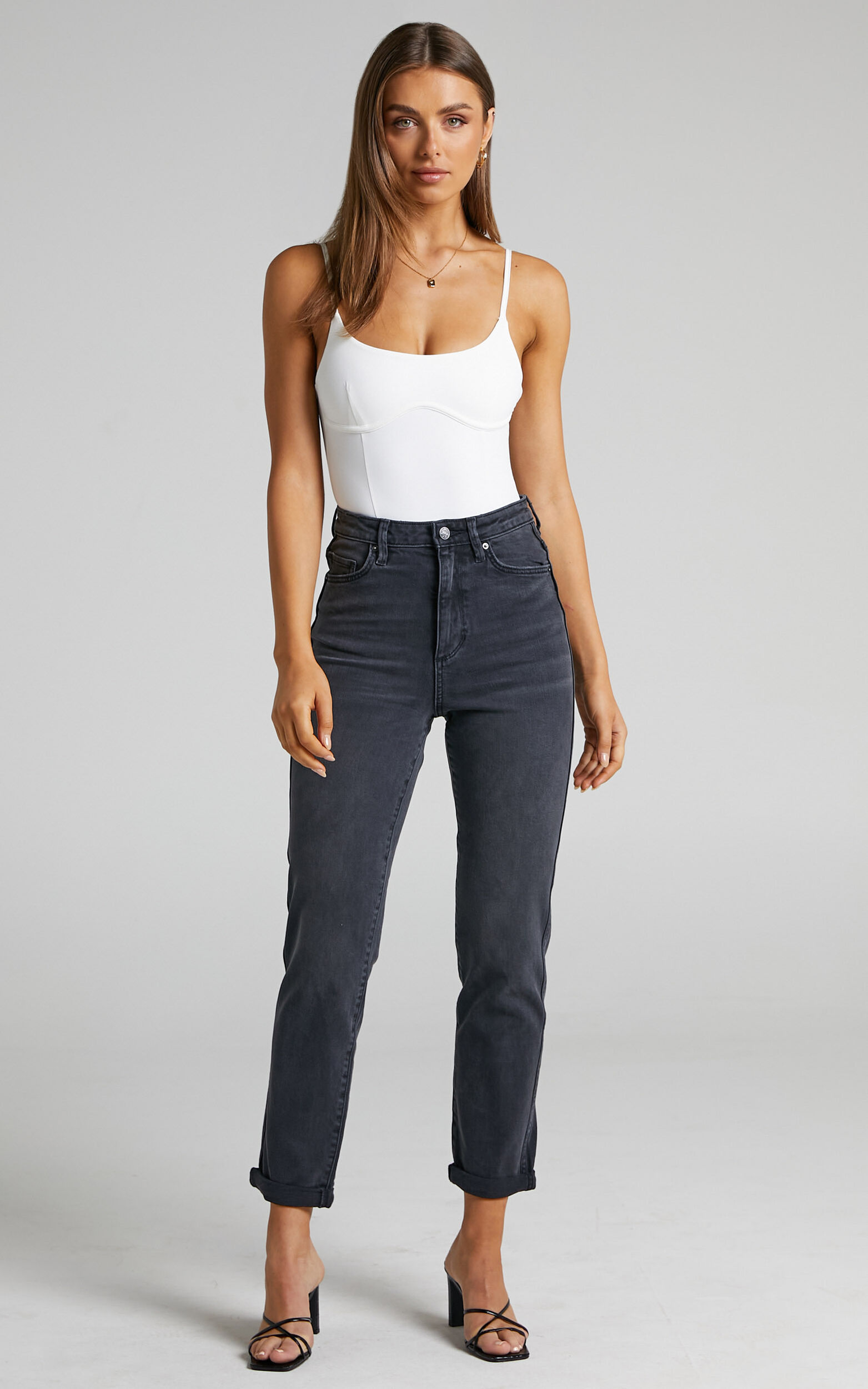Riders By Lee - Hi Mom Jean in Baxter Black - 06, BLK1