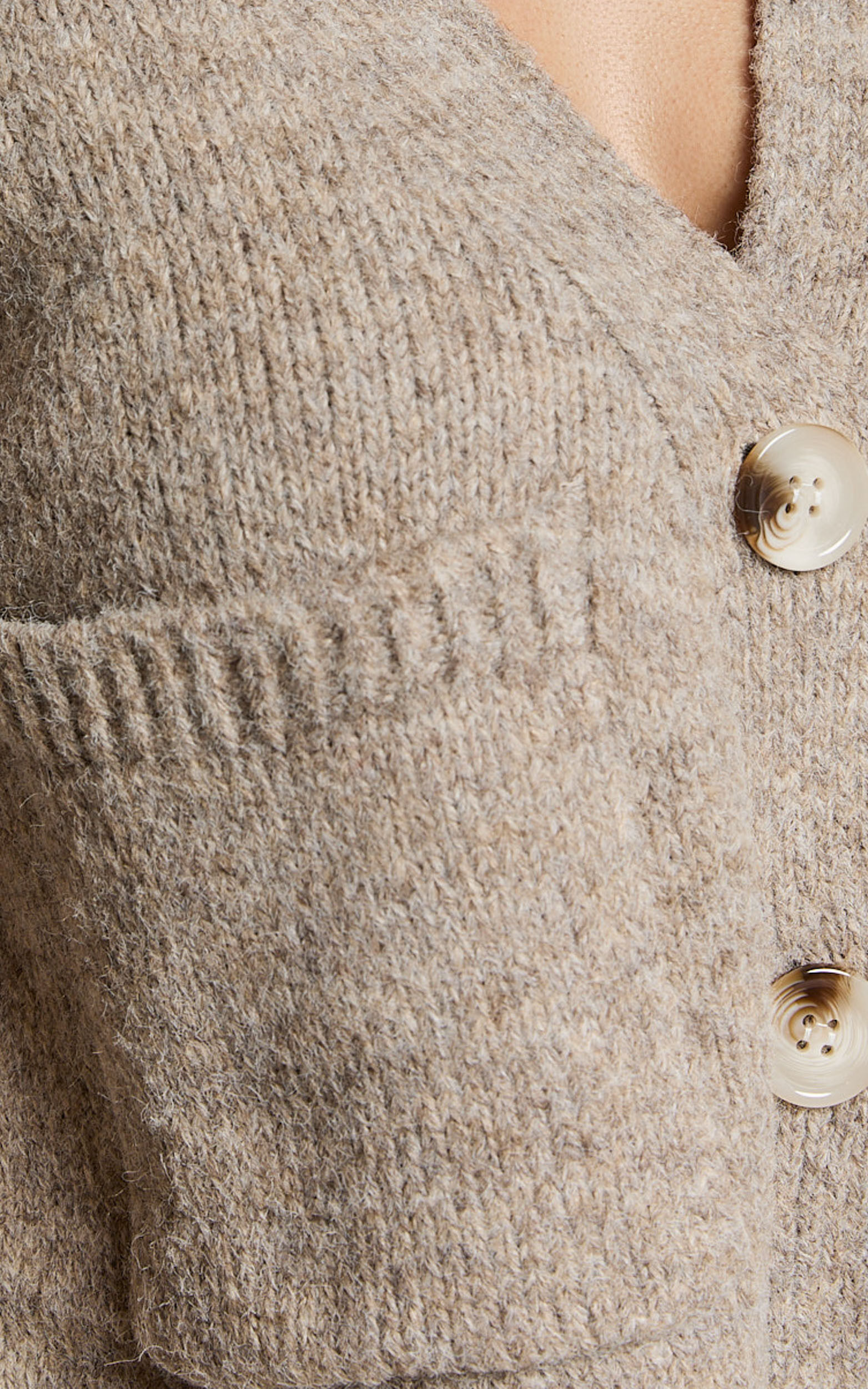 Becka Cardigan - Oversized Recycled Knitted Button Through Becka Cardigan - Oversized Recycled Knitted Button Through