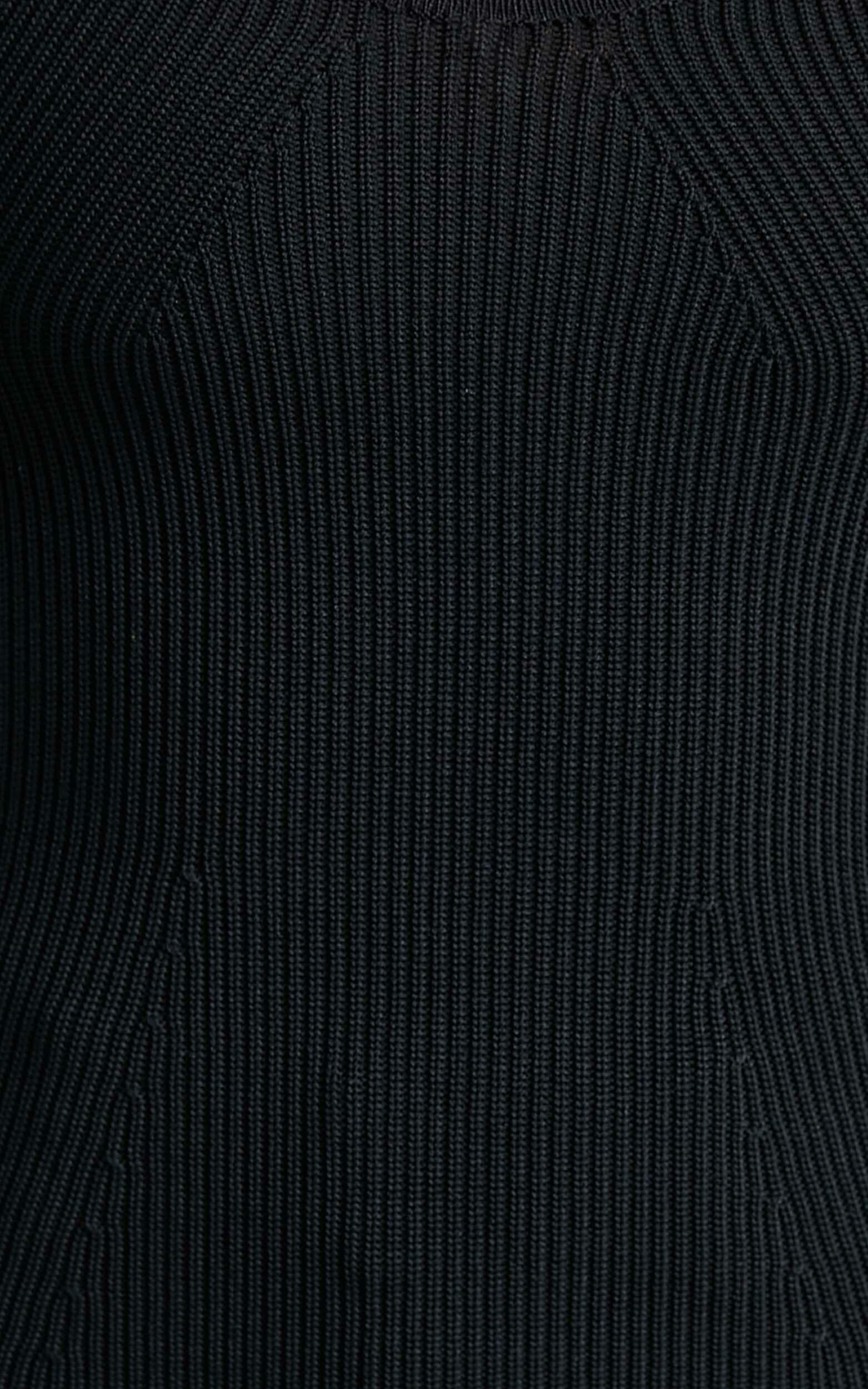 Marisa Knit Top in Black | Showpo USA