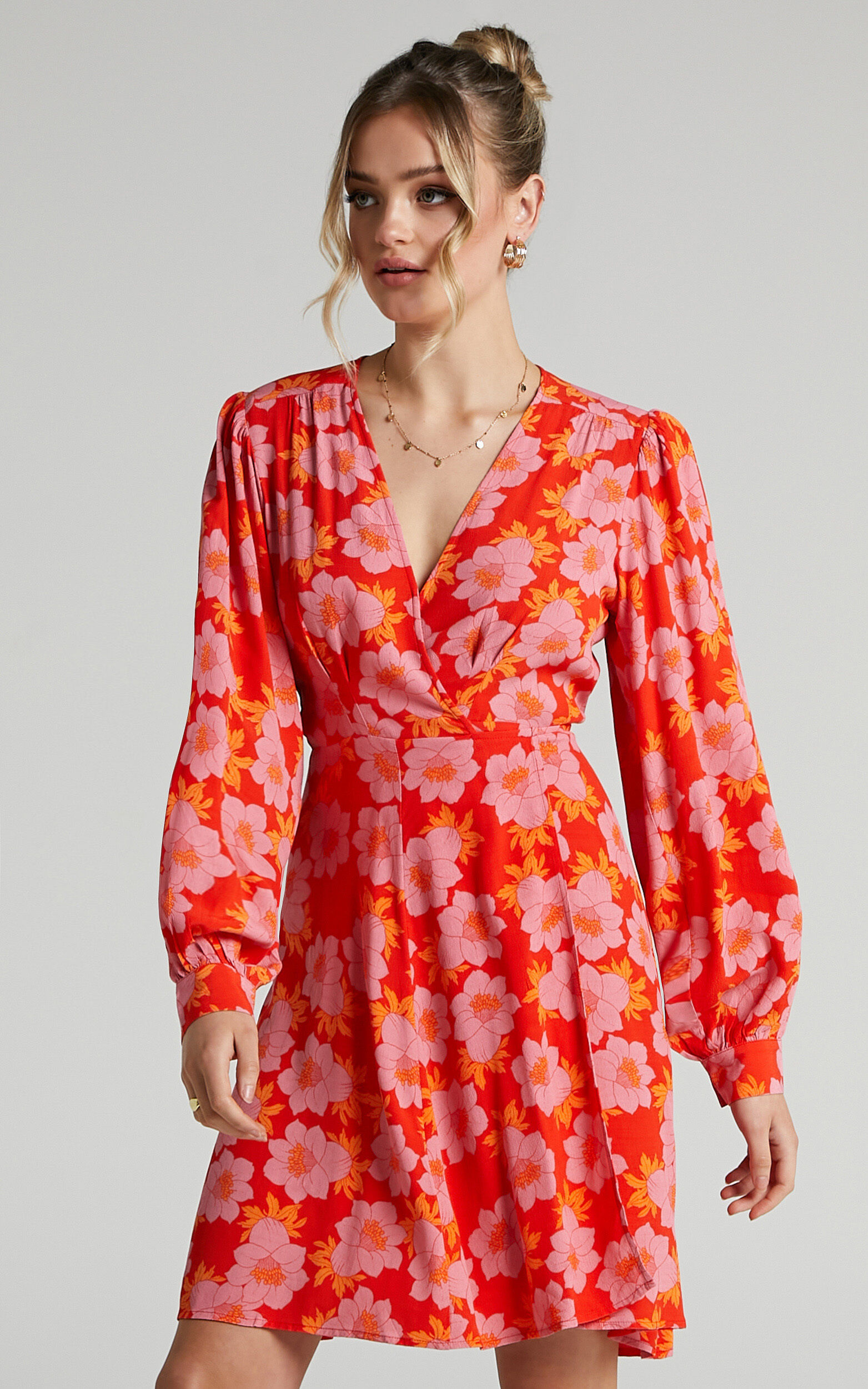 Rollas wrap dress outlet