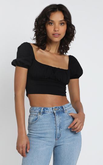 Our Town Top in Black