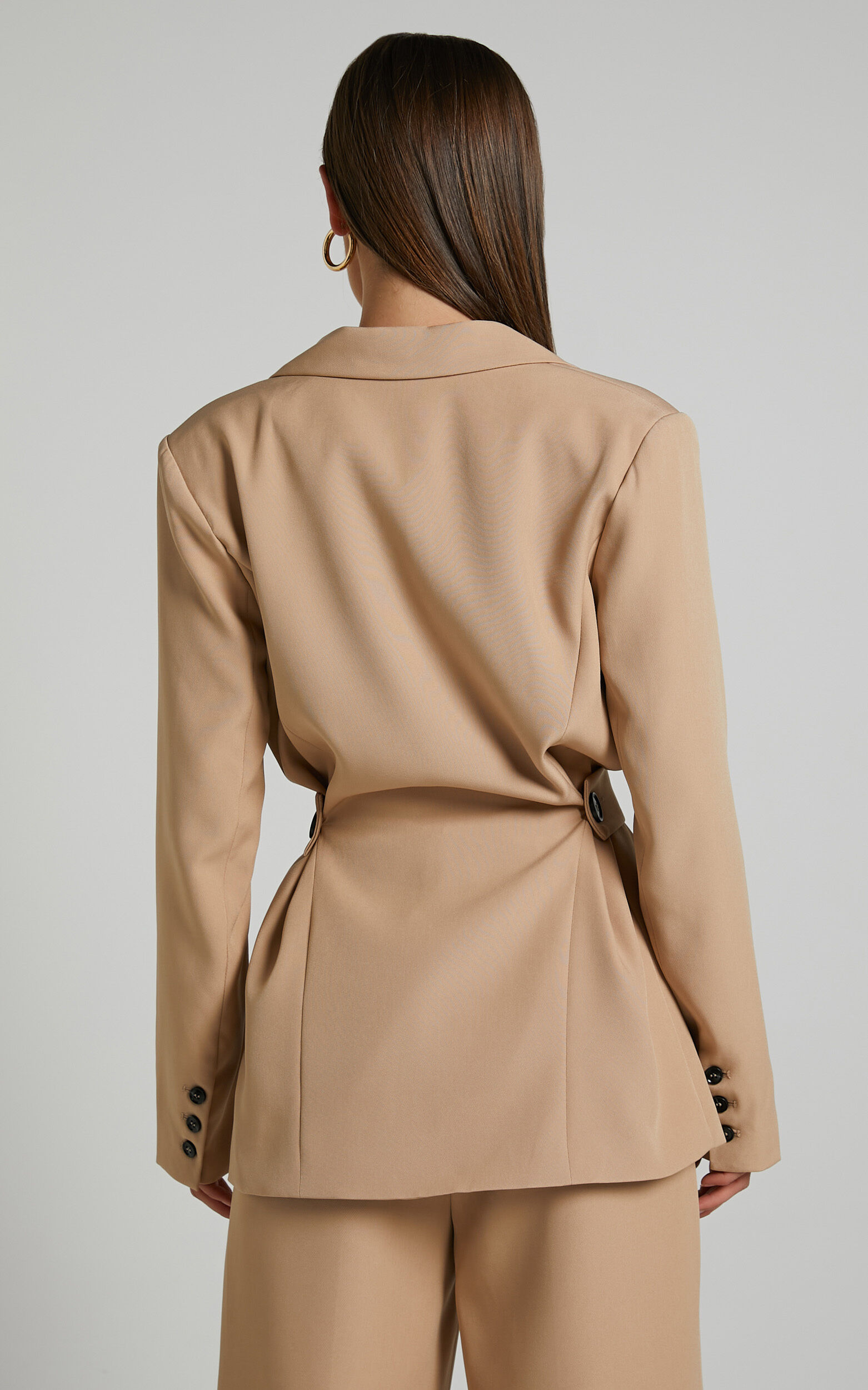 4th Reckless Jessica Belted Blazer in Camel Showpo USA