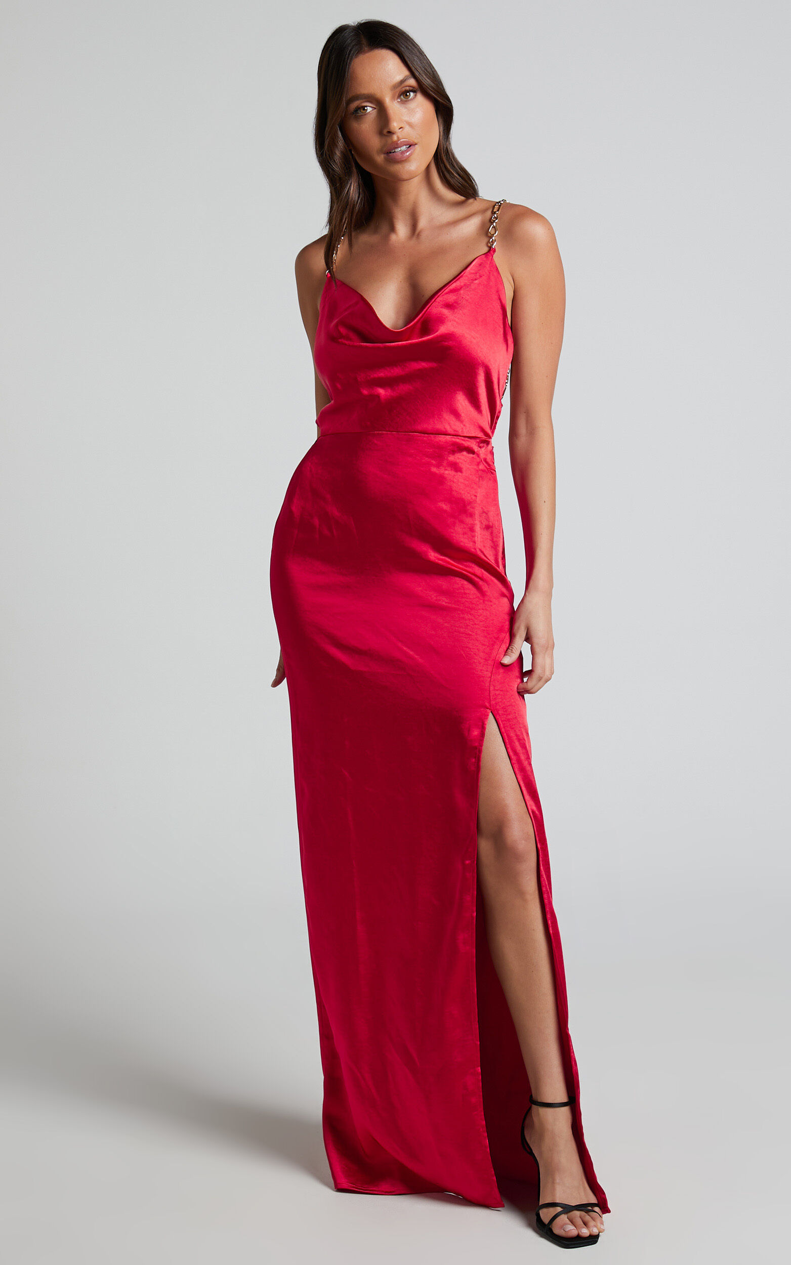 Maxi Dress  Bra top dress, Maxi dress, Red dress maxi