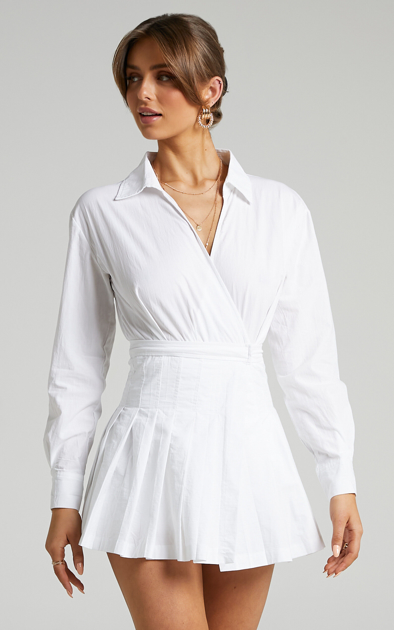Skirt playsuit best sale