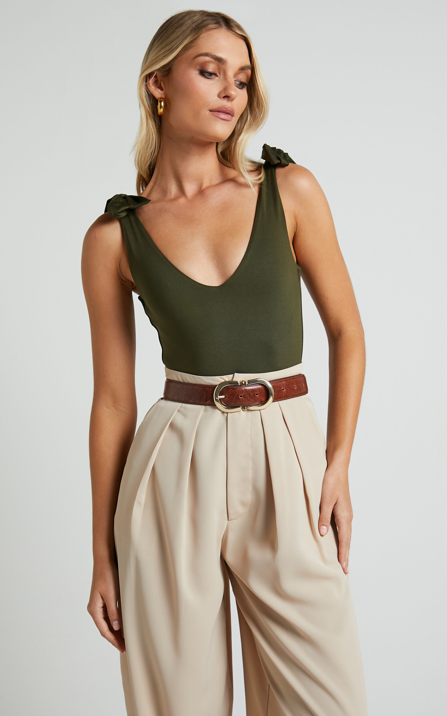 Tie up bodysuit clearance
