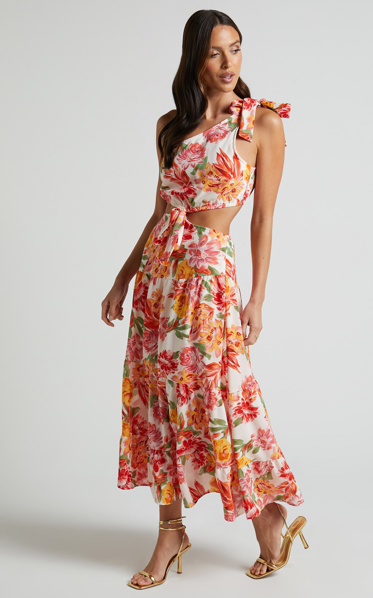 Mid cut 2025 out dress