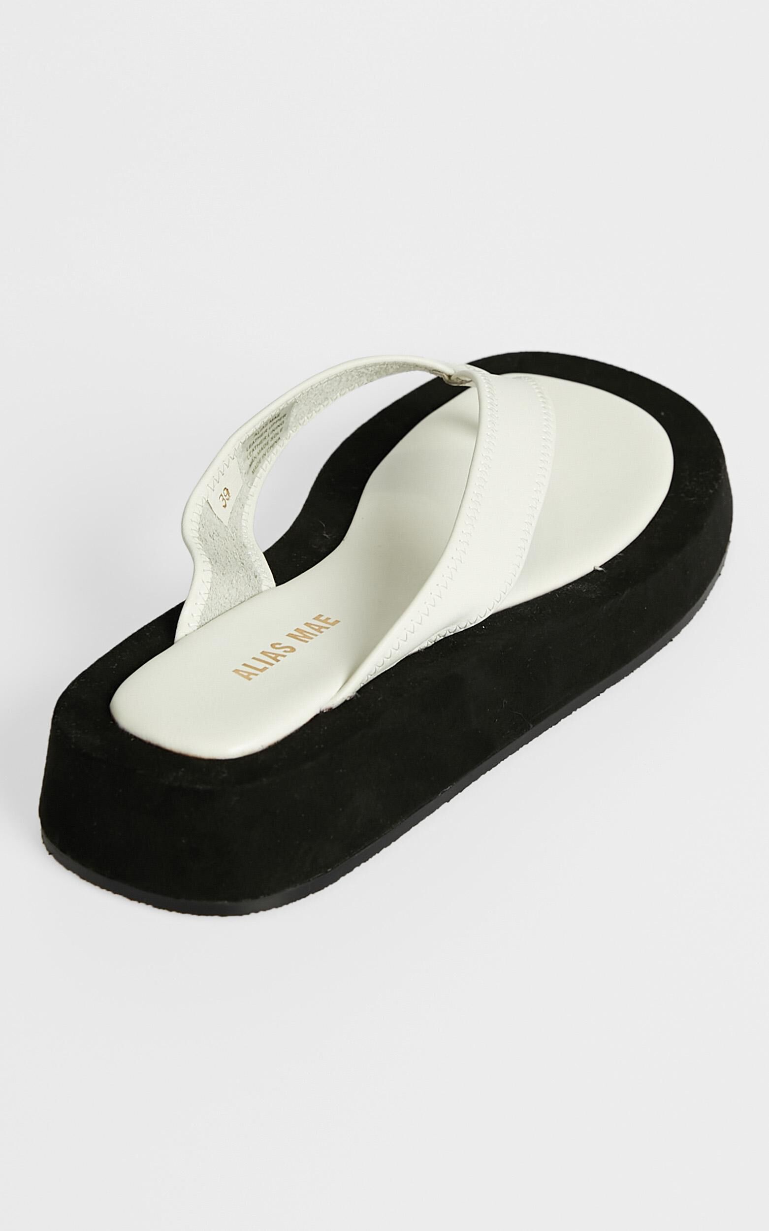 Alias Mae Poppy Sandals in Ivory Leather Showpo NZ