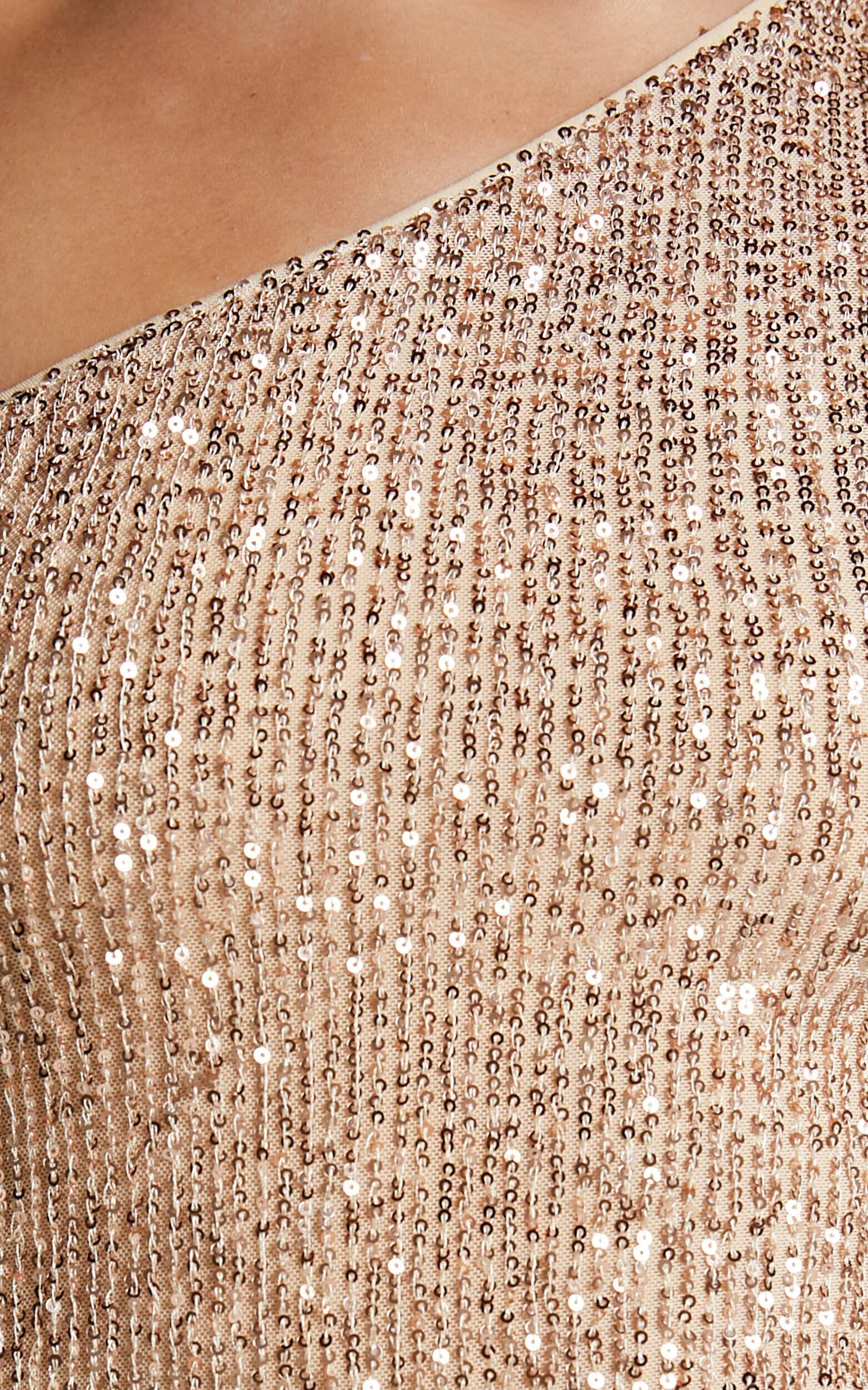 Gold deals bodysuit dress