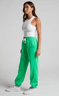 The Hunger Project x Showpo Mid Waisted Sweatpants in Green