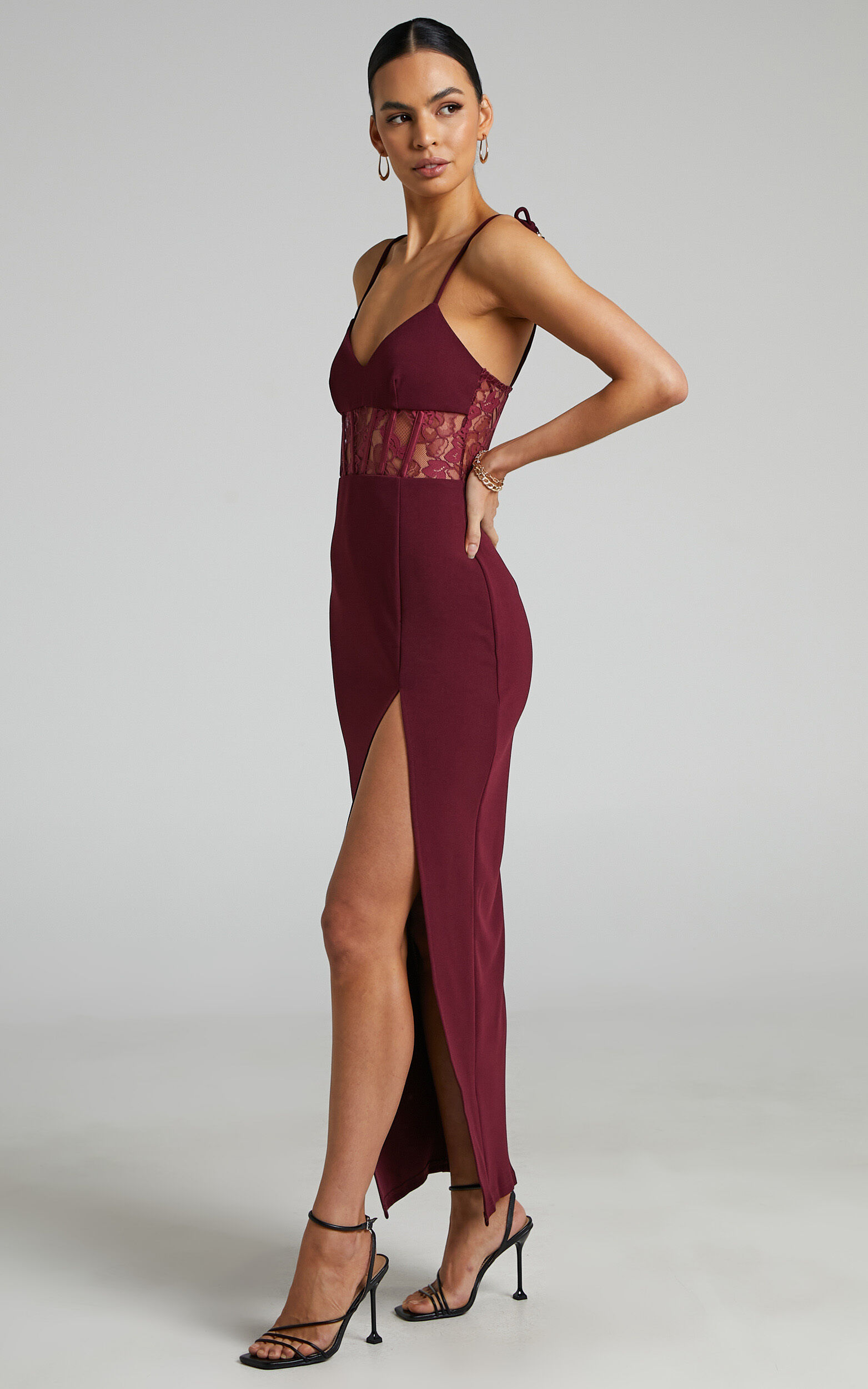 Maroon 2025 pencil dress