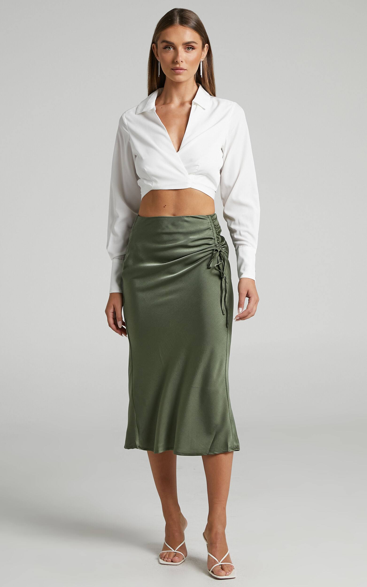 Ruched skirt nz store