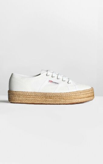 Superga - 2730 Cotropew Sneakers in White Canvas