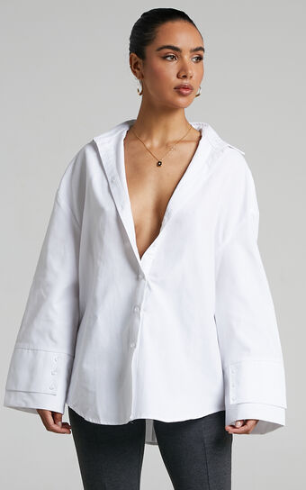 4th & Reckless - Semra Shirt in White