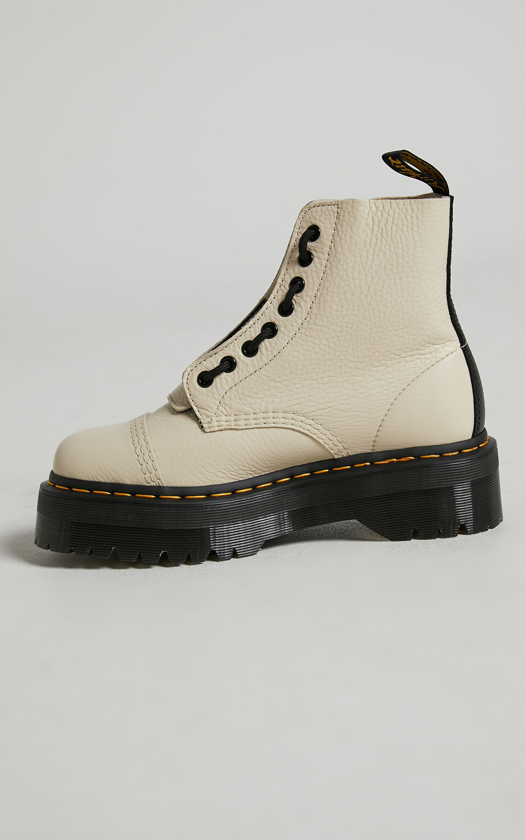 Dr. Martens - Sinclair Jungle Boot in Parchment Beige | Showpo