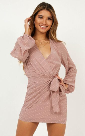 Head Above Water Dress In Blush