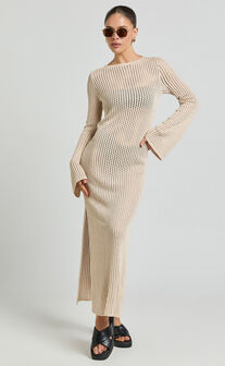 Seven Wonders - Poppi Midi Dress in Sand