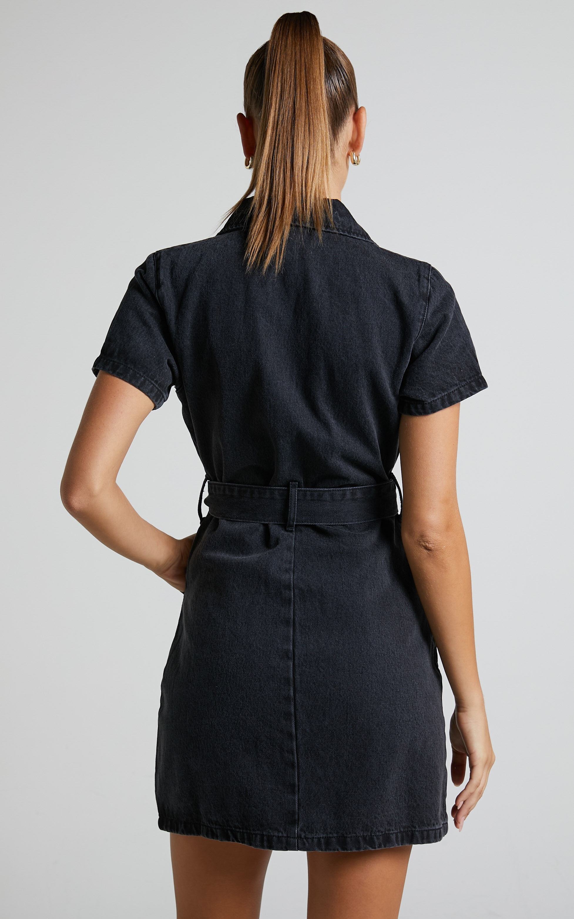 Very black shop denim dress