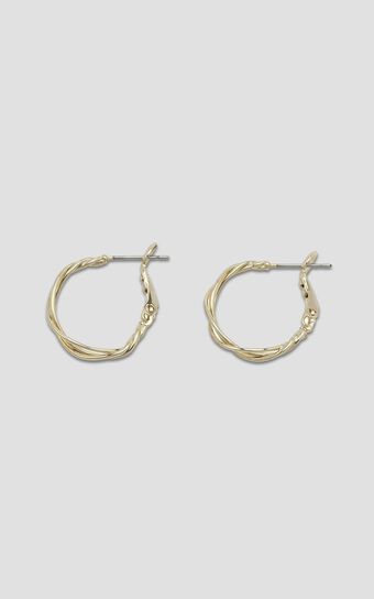 Jolie & Deen - Iris Hoop Earrings in Gold