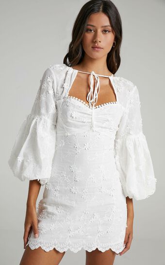Kamillah Dress in White