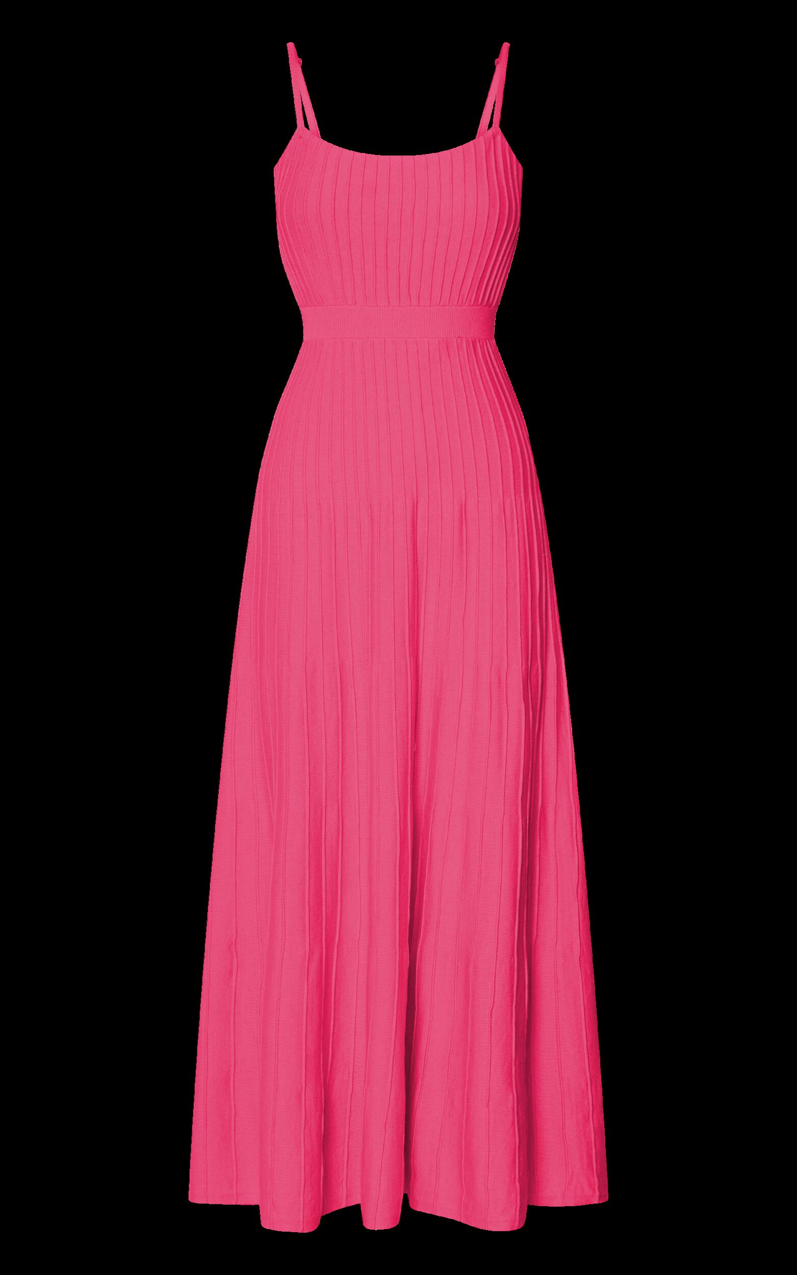 Donissa Midi Dress - Panelled Knit Dress in Hot Pink | Showpo USA