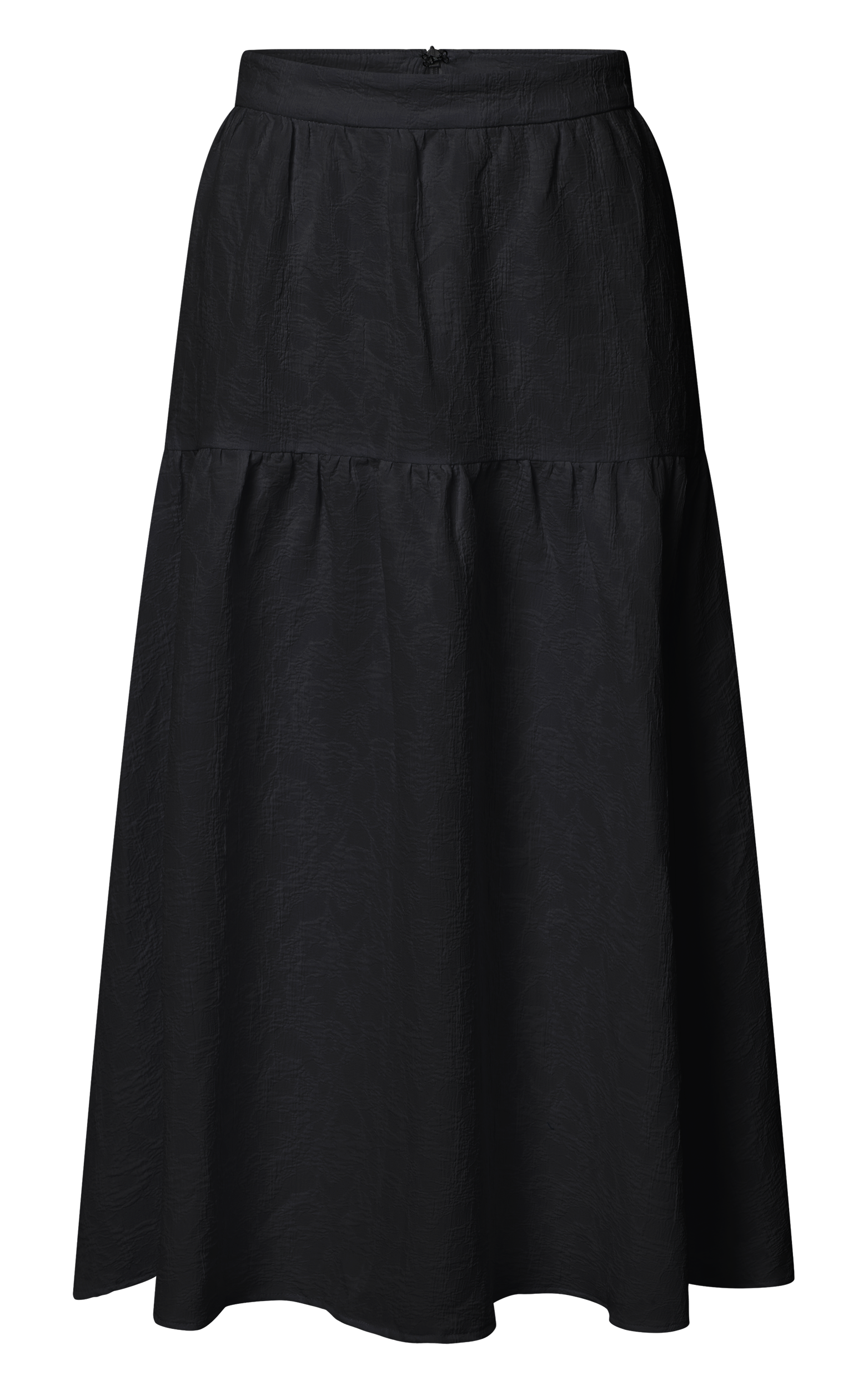 ワンピース 2WAY Puff Skirt Black Vila slinky maxi skirt with split sides in black | ASOS