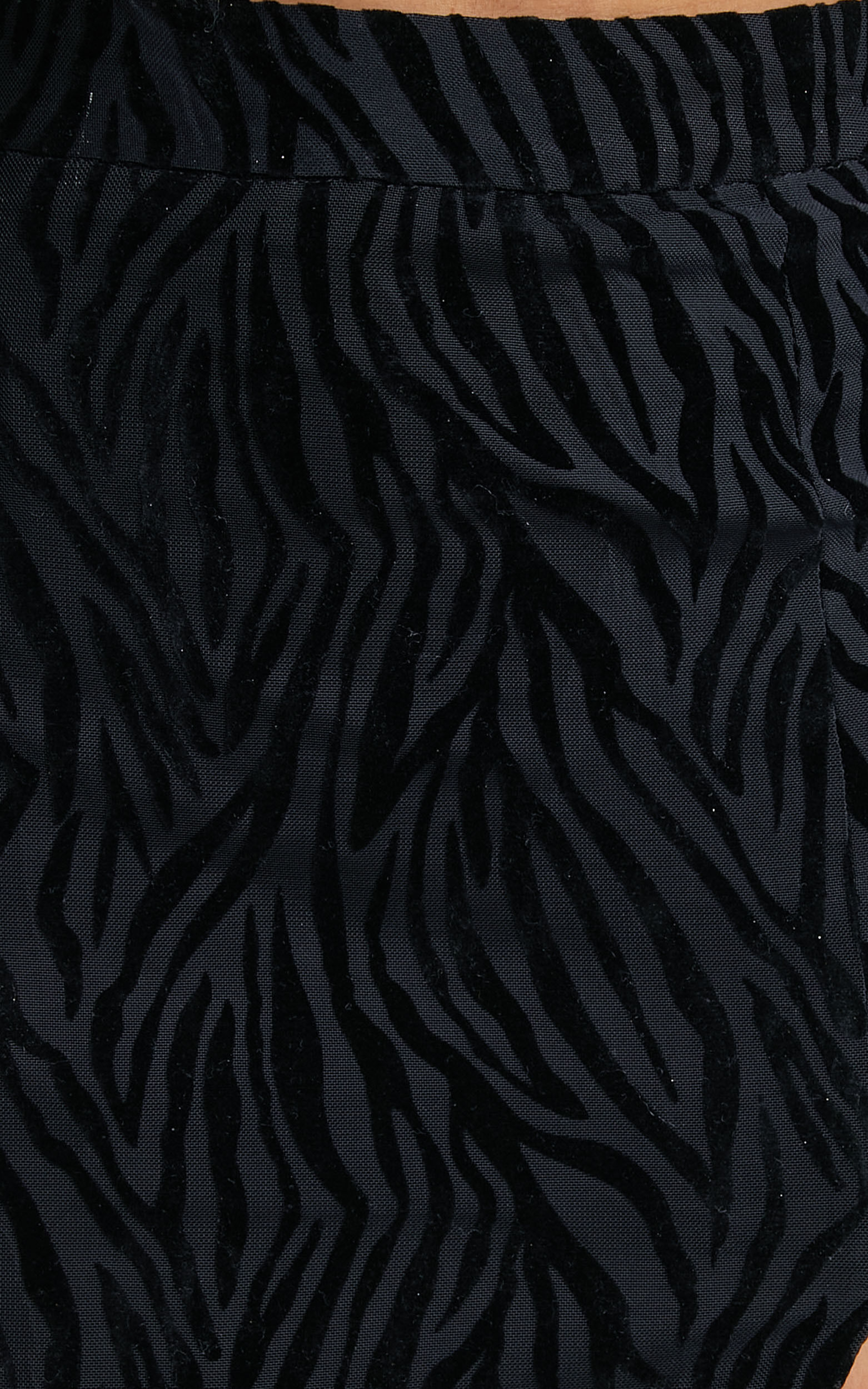 Zebra print mesh top cheap