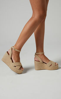 Verali - Callie Wedges in Natural Rope